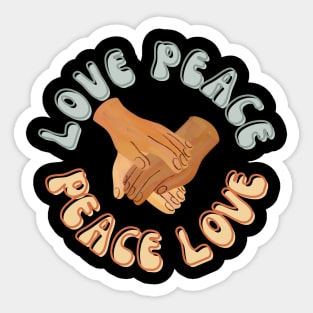 Peace & Love Sticker